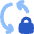 Arrow Sync Lock Icon from Flex Flat Set