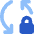 Arrow Sync Lock Icon from Core Flat Set