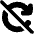 Arrow Update Disable Icon from Plump Solid Set