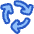 Arrows Cycle Icon from Plump Duo Set