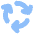 Arrows Cycle Icon from Plump Flat Set