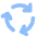 Arrows Cycle Icon from Core Flat Set