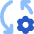Arrows Sync Settings Icon from Core Flat Set