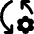 Arrows Sync Settings Icon from Core Remix Set
