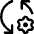 Arrows Sync Settings Icon from Core Line Set