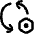 Arrows Sync Settings Nut Icon from Flex Line Set