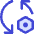 Arrows Sync Settings Nut Icon from Core Duo Set