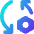 Arrows Sync Settings Nut Icon from Core Gradient Set