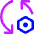 Arrows Sync Settings Nut Icon from Core Neon Set