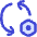 Arrows Sync Settings Nut Icon from Flex Duo Set