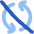 Line Arrow Synchronize Disable Icon from Flex Flat Set