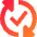 Update Syncronize Finish Icon from Sharp Gradient Set