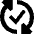 Update Syncronize Finish Icon from Sharp Solid Set