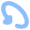 Triangle Arrow Rotate Diagonal Left 1 Icon from Flex Flat Set