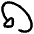 Triangle Arrow Rotate Diagonal Left 1 Icon from Flex Line Set