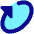 Triangle Arrow Rotate Diagonal Right 1 Icon from Core Pop Set