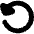 Triangle Arrow Rotate Left 2 Icon from Flex Solid Set