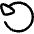 Triangle Arrow Rotate Left 2 Icon from Flex Line Set