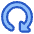 Triangle Arrow Rotate Right 4 Icon from Plump Duo Set
