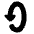 Triangle Arrow Rotate Vertical Left 2 Icon from Plump Solid Set