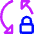Triangle Arrow Sync Lock Icon from Core Neon Set
