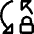 Triangle Arrow Sync Lock Icon from Core Line Set
