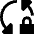 Triangle Arrow Sync Lock Icon from Sharp Solid Set