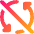 Triangle Arrow Synchronize Disable Icon from Core Gradient Set