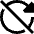 Triangle Arrow Update Disable Icon from Sharp Solid Set