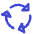 Triangle Arrows Cycle Icon from Core Duo Set