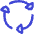 Triangle Arrows Cycle Icon from Flex Duo Set