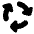 Triangle Arrows Cycle Icon from Plump Solid Set