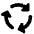 Triangle Arrows Cycle Icon from Core Solid Set