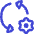 Triangle Arrows Sync Settings Icon from Flex Duo Set