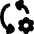 Triangle Arrows Sync Settings Icon from Flex Solid Set