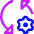 Triangle Arrows Sync Settings Icon from Core Neon Set