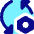 Triangle Arrows Sync Settings Nut Icon from Core Pop Set