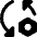 Triangle Arrows Sync Settings Nut Icon from Core Remix Set
