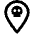 Map Pin Skull Dangerous Restrict Area Icon from Nova Line Set | Free Download as SVG Vector and Transparent PNG | Streamline icons