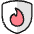 Safety Fire Shield Icon from Ultimate Colors Set