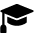 Graduation Hat icon - Free transparent PNG, SVG. No sign up needed.