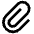 Paperclip Icon from Atlas Line Set