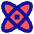 Atom Icon from Sharp Pop Set
