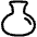 Circle Flask Icon from Plump Line Set