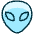Science Fiction Alien 1 Icon from Ultimate Duotone - Free Set