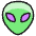 Science Fiction Alien 1 Icon from Ultimate Colors - Free Set
