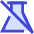 Science Off Experimental Feature Icon from Sharp Duo Set