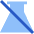 Science Off Experimental Feature Icon from Sharp Flat Set