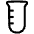 Test Tube Icon from Plump Line Set