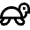 Turtle Speed Slow Icon from Sharp Line Set